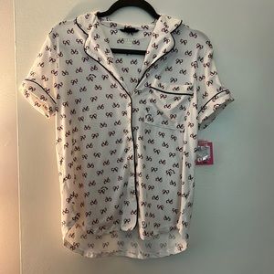 Kate Spade bow pajama set